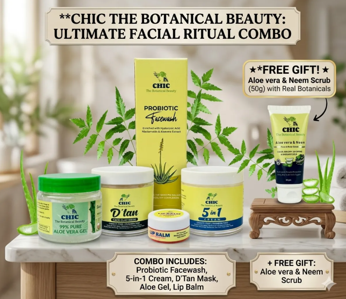 Chic Botancial Beauty Ultimate Facial Ritual Combo| Facewash D-Tan Mas