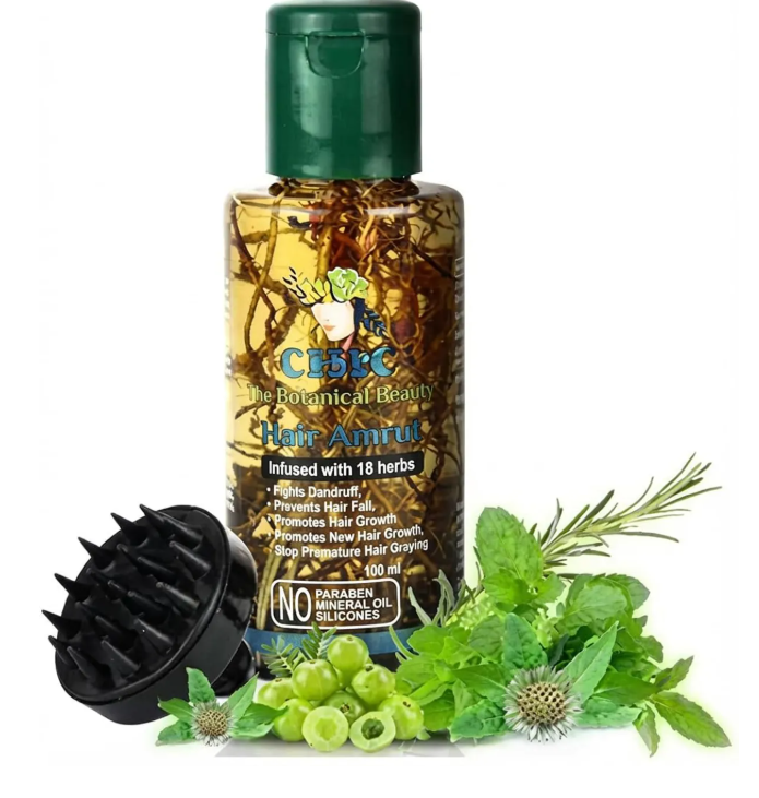 Natural Pigmentation Repair Cream And Herbal Hair Oil With Comb Combo Set Pack Of 2