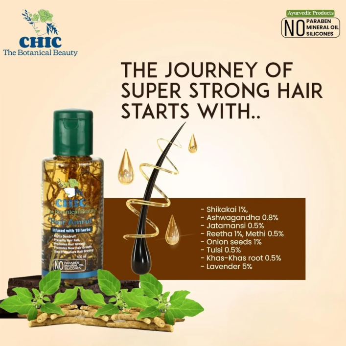 Herbal Hair Oil With Comb